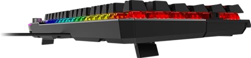 MSI Strike 600 - KAILH Midnight PRO Silent Tactile SWITCHES - Ergonomic Keycaps, Anti-Slip Base, Per-Key RGB Mystic Light, USB 2.0 - Full-Sized by MSI - Image 5