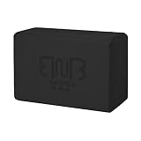 BNB SPORTS Premium Yoga Blöcke Stabile Sportmatte, rutschfest für Pilates elastisch Bodybuilding & Fitness elastisch, Meditation Schwarz Eva Schaumstoffblock, 2er Pack