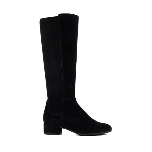 Dune London Ladies TAYLA Stretch Knee-High Boots Size UK 6 Suede Knee High Boots