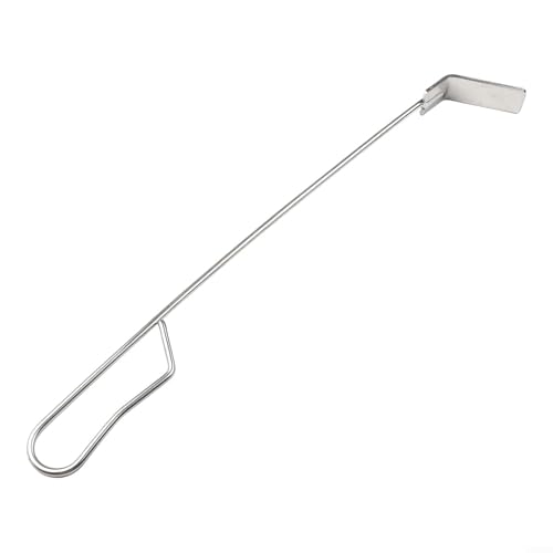 Rastrillo de ceniza de parrilla de 18 pulgadas para chimenea, estufa de leña, horno de pizza, limpiador de barbacoa de acero inoxidable, raspador de póquer, para Kamado, parrillas de visión,