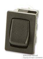 ARCOLECTRIC SWITCHES H8601VBAAA Rocker Switch, SPST, 10A, 250VAC