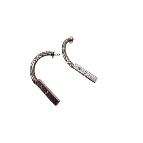 Cepillo de carbono 70% plata con terminal de aguja para motores