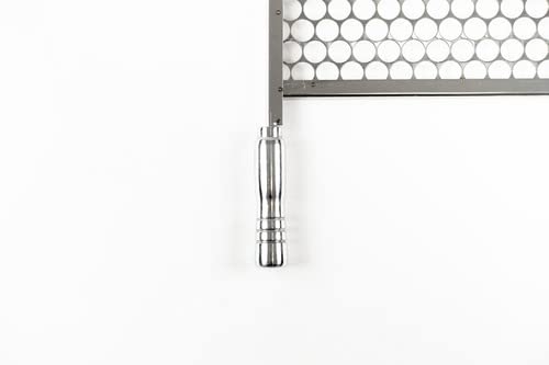 Grelha Moeda Inox Com Reforço No Meio 47x50 Churrasco Top