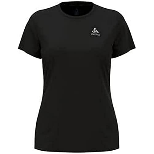 Odlo Laufshirt Damen Kurzarm Essential Flyer I Sport Shirt I Sport Oberteil I Fitness Shirt