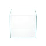 LANDEN 20C 2Gallon Cube Rimless Low Iron Clear Aquarium Tank, All Glass Aquarium,Small Betta Fish Ta