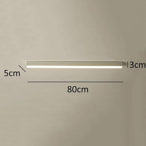 Lustre longiligne blanc à intensité variable pour éclairage de cage d'escalier