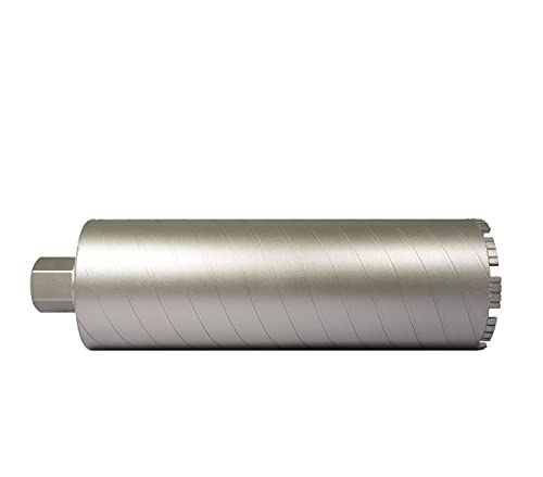 ZERED Zig-Zag Wet Drill Core Bits for Hard Concrete, Brick, and Block - Diameter 1-1/4