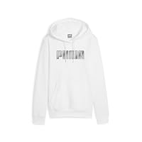 PUMA Women's Mass Merchants Fleece Hoodie, White, XS