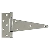 National Hardware N342-535 Extra Heavy 10-Inch Stainless Steel T Hinge