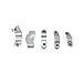 Engine Cylinder Head Inlet Camshaft Bearing Cap 1 Set All 4 Compatible with N20