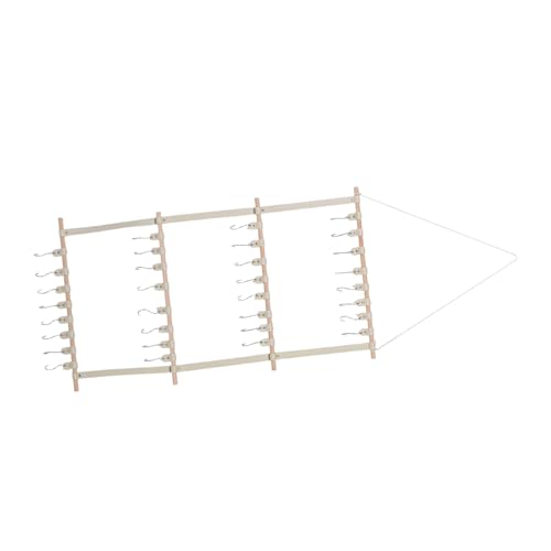 PRETYZOOM Wall Mounted Storage Rack for Stylish Bow Holder Hair Clips Organizer Decorative Hair Accessory Display for Rooms