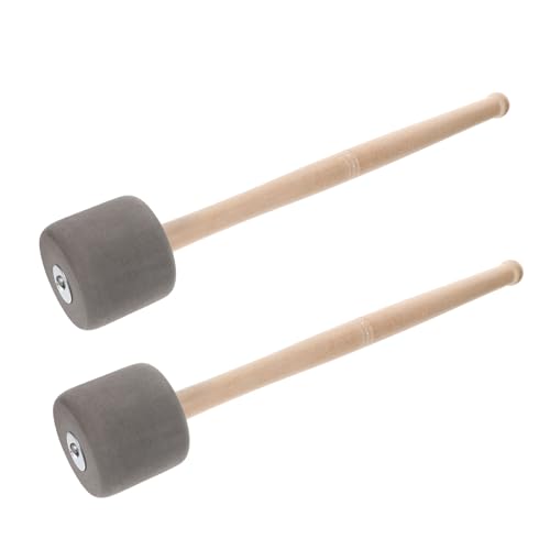 2Pcs Baquetas para Bombo con Mango de Madera miniatura 1