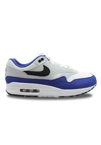 Nike FD9082 100 Air MAX 1 Hombre White/Black Deep Royal Blue EU 40