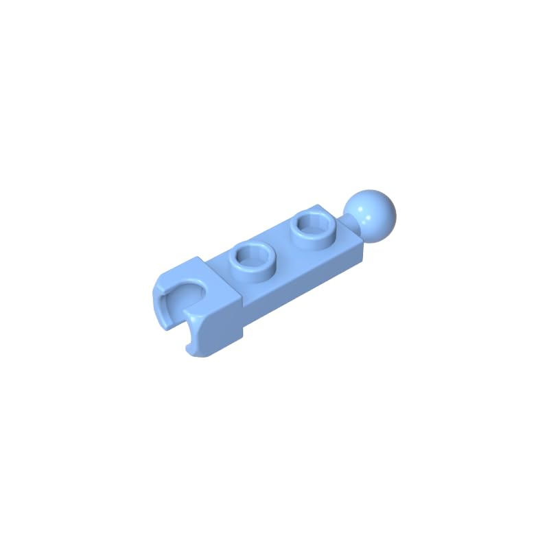 XYEIUGO 14419 Plate Special 1x2 with 5.9mm End Cup and Towball, 50 PCS — image 1