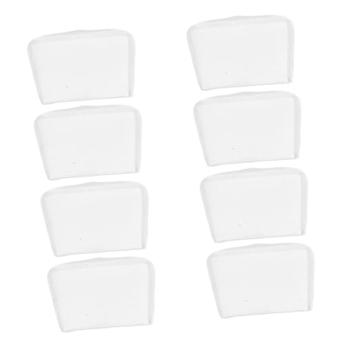 Cabilock 8 Pack Glass Clamp Set Replacement Running Pliers Tips Rubber Tips for Glass Cutting Pliers