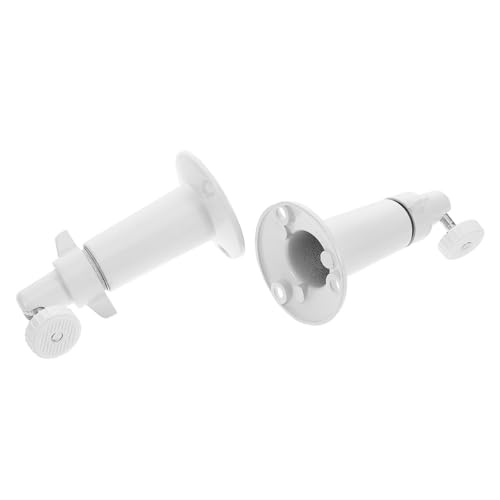 LALAFINA Multi-Function Security Camera Mount Holder 2 Pcs Wall/Ceiling Mountable High-Durability Easy Installation Suitable for Cameras