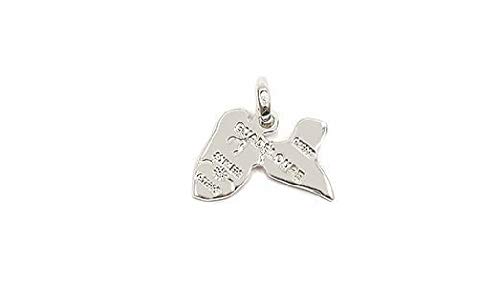 Pendentif carte Guadeloupe Argent 925, gardez la douceur des îles tout contre votre cœur