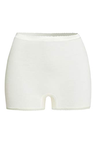 con-ta Pagenschlüpfer, weiche Unterwäsche aus Wolle und Modal, Bequeme Panty, warme Damenunterwäsche, in Wollweiß, Größe: 50 Cover