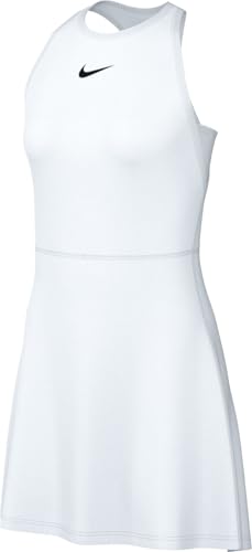 Nike, Womens, Victory Dri-FIT Tennis Dress, White/Black, Medium