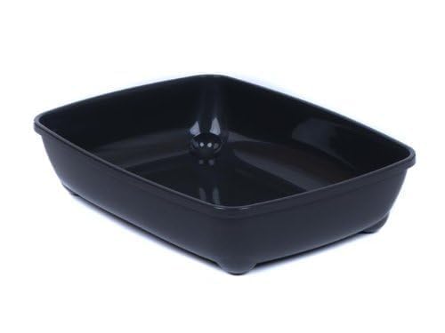 XXL Katzentoilette Schalentoilette 57 cm schwarz