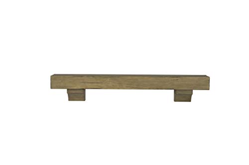 Pearl Mantels 412-72-10 The Shenandoah 72-Inch Shelf/Mantel Shelf Dune Rustic Distressed Finish