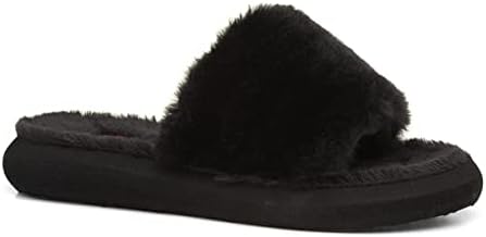 Rocket Dog Womens/Ladies Stratus Winette Faux Fur Slippers (9) (Black) | Image 7