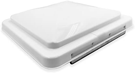 Livpow Sun Shade Retractable White For 14 X 14 RV Roof Vent - Indoor Pull-Out Light Block - View #2