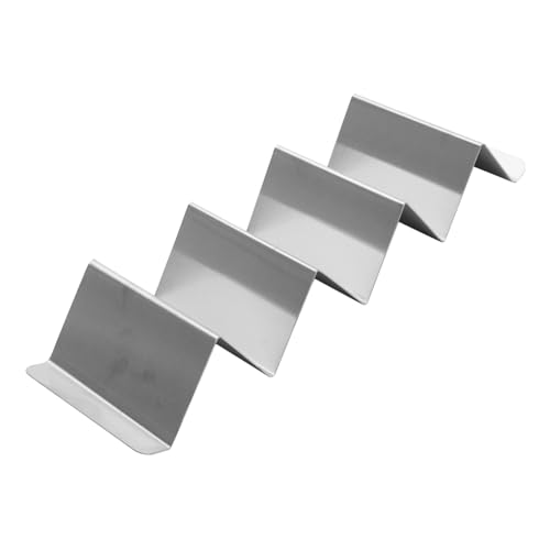 SOLUSTRE Stainless Steel Pancake Rack Taco Saver Stand Taco Tray Serving Taco Rack Taco Holder Storage Tacos Pancakes Taco Making Frame Baking Food Rack Home Pancake Rack Silver