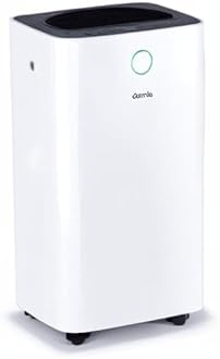 Devola 12L/day Low Energy Dehumidifier, Quiet & Energy Efficient (costs less than 5p per hour) Dehumidifiers for Home, Laundry Drying Dehumidifier, Dust Filter