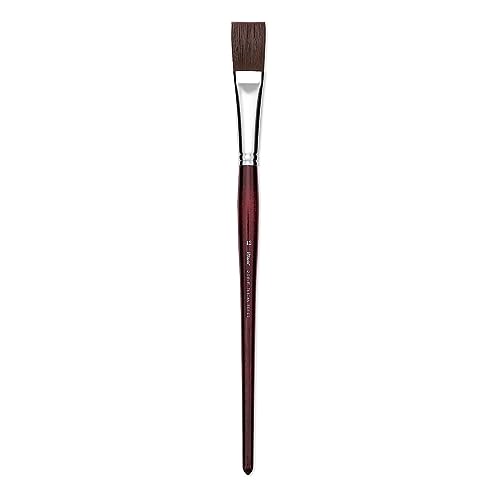 Utrecht Tuscan Synthetic Flat - Size 12, Long Handle