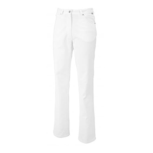 BP 1662-686-21-46n Jeans für Frauen, Stretch-Stoff, 230,00 g/m² Stoffmischung mit Stretch, weiß, 46n
