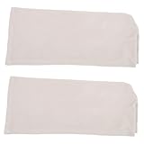 NOLITOY 2 Stück Samt Armlehnenbezüge für Sofa Weiche Elastische rutschfeste Armlehnen-schoner...