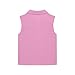 Girls Linen Tank Tops Spring Summer Beach Vacation Cotton Collar Sleeveless Shirts Casual Gauze Crewneck Button Down Tunic Top Cruise Capsule Wardrobe Valentine's Day Camisole Size 7-8 Pink