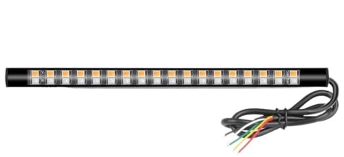 Feu arrière de moto LED 3 en 1 clignotant séquentiel et feu stop étanche pour deux-roues