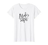 Brides Sister Shirt Handwritten Italic