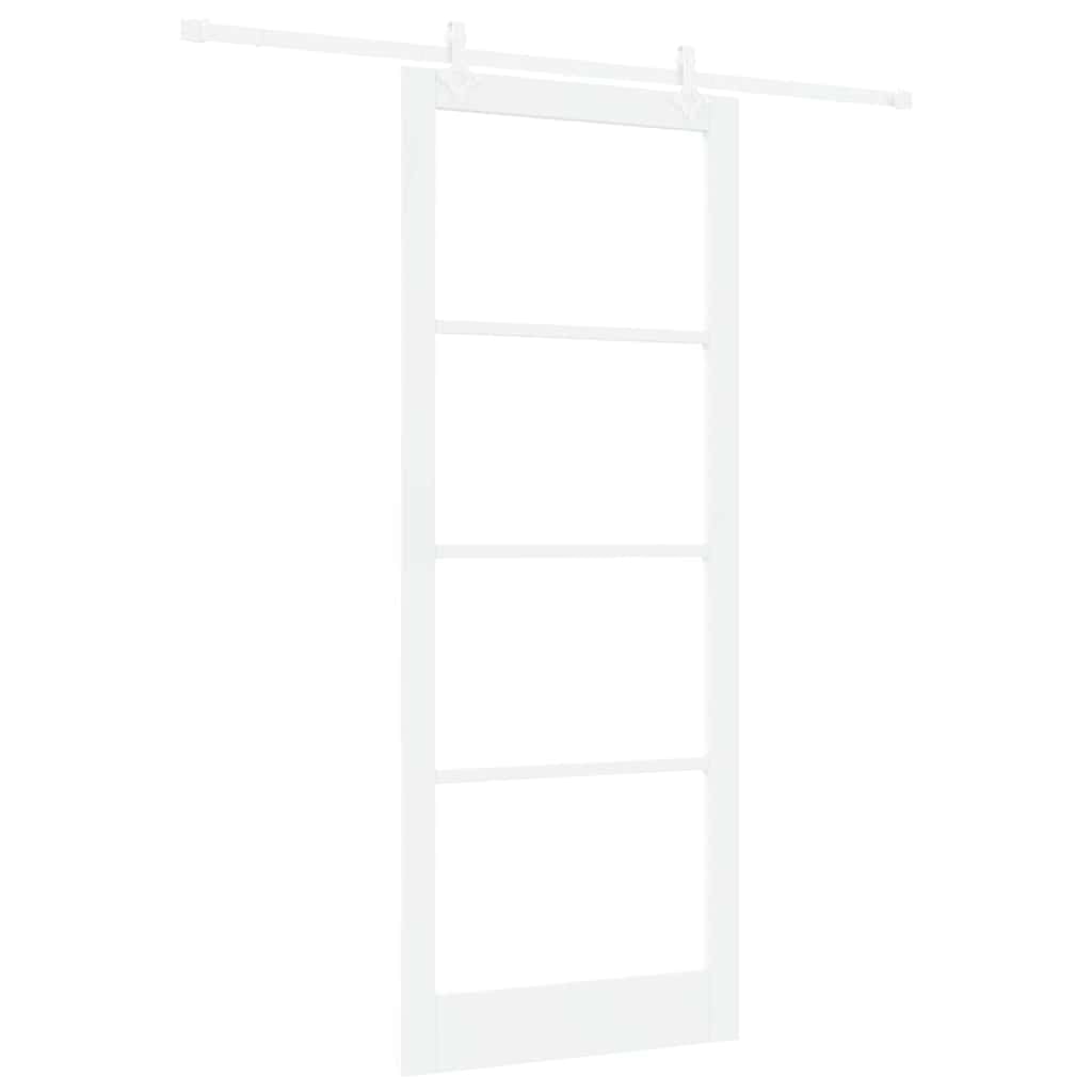 Drzwi przesuwne białe 93 x 232 cm