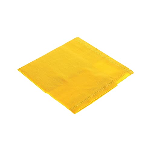 Buy JENNY DENIAL 100 cotton Yellow handkerchief Rumal for men set of 12 pcs (50 * 50 Cm