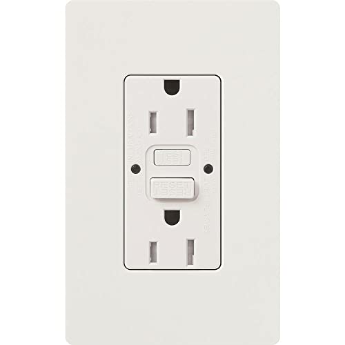 Lutron 15 Amp Tamper-Resistant Gfci Duplex Receptacle In White #TOP5