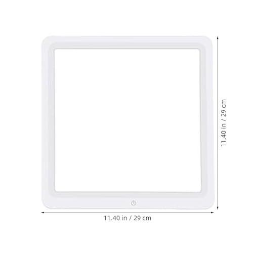 Image of ABOOFAN LED Photography Light Panel 30cm White LED Camera Lamp for Video Recording and Photoshoot Continuous Illumination Studio Equipment