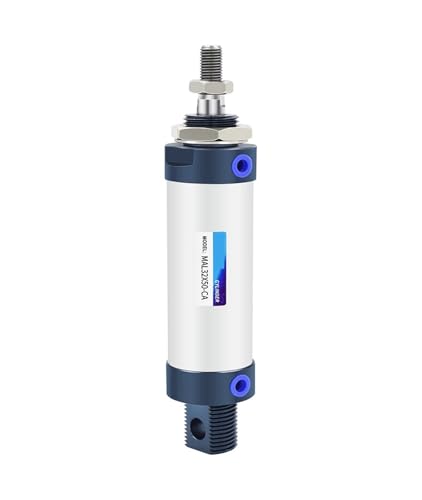 Mini cylindre en alliage d'aluminium MAL40 pneumatique double effet pour automatisme
