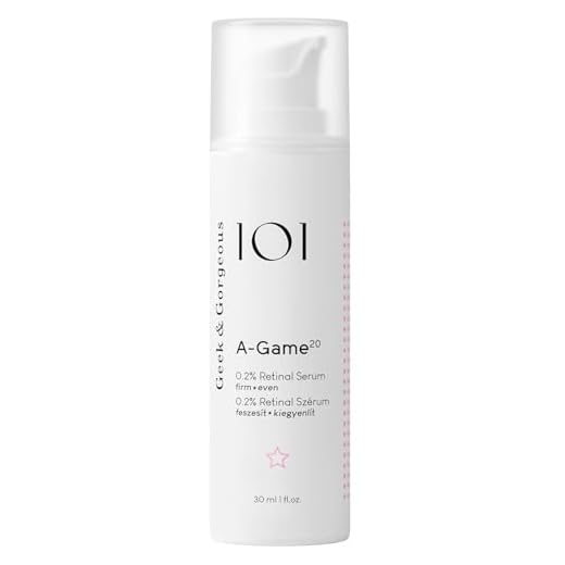 Geek & Gorgeous A-Game 20 – 0.2% Retinal Serum – Advanced Anti-Aging Vitamin A Night Serum – Reduces Wrinkles, Smooths Skin & Boosts Collagen – For Experienced Retinoid Users – 30ml