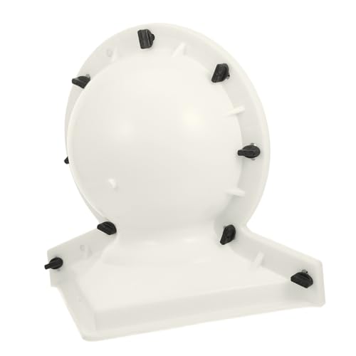 Milisten Sphere Ball Mold Diy Concrete Garden Molds for Balustrade Fence Post Cap Random Color