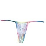 White Mens Panties Lingeries Underwear Thong for Mens Sexy Slutty Triangle Mesh Tie Knot Panties 2026 Clothing Fashion Regular Fit Y2K M