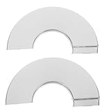 KALLORY Stainless Steel Split Pipe Trim Ring 25mm Faucet Decorative Cover Plate Round Wall Escutcheon