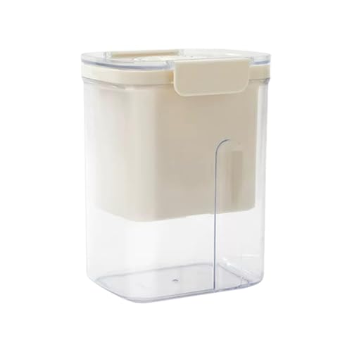 Greek Yogurt Strainer with Lid Fine Mesh Basket Pressure Spring Upgraded Yogurt Maker for Homemade Thick Greek Yogurt White