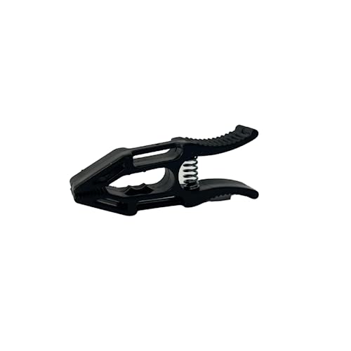 Kit 36 Prendedor Pregador de Roupa Plástico Reforçado Preto Cor:Preto