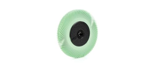 Image of Scotch-Brite Radial Bristle Brush, Aluminum Oxide, 6000 RPM, 6 Diameter x 7 /16 Width, 1 Micron (Pack of 1)