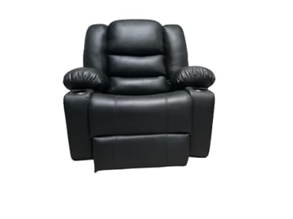 INVATE-RS 3 Manual Black Recliner Chair