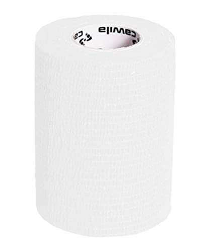 Cawila Flex-Tape - Vendaje elástico y autoadhesivo (7,5 cm x 4,5 m, 7,5 cm x 4,5 m), color blanco