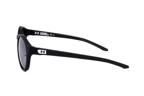 Under Armour Men's Male Sunglass Style UA 0006/S Round, Matte Black Silver/Silver Mirrored, 52mm, 22mm3